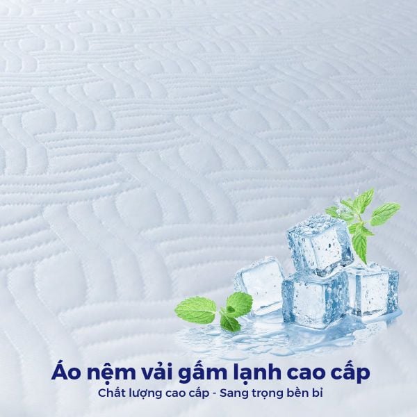 Nệm cao su than tre Glacier Carbon - Mát lạnh sạch khuẩn