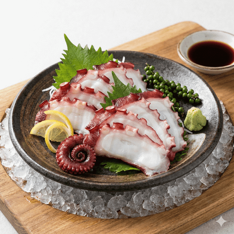 Bạch Tuộc Đỏ Sashimi: Tươi Ngon Đậm Đà, Đặt Hàng Ngay Để Thưởng Thức!
