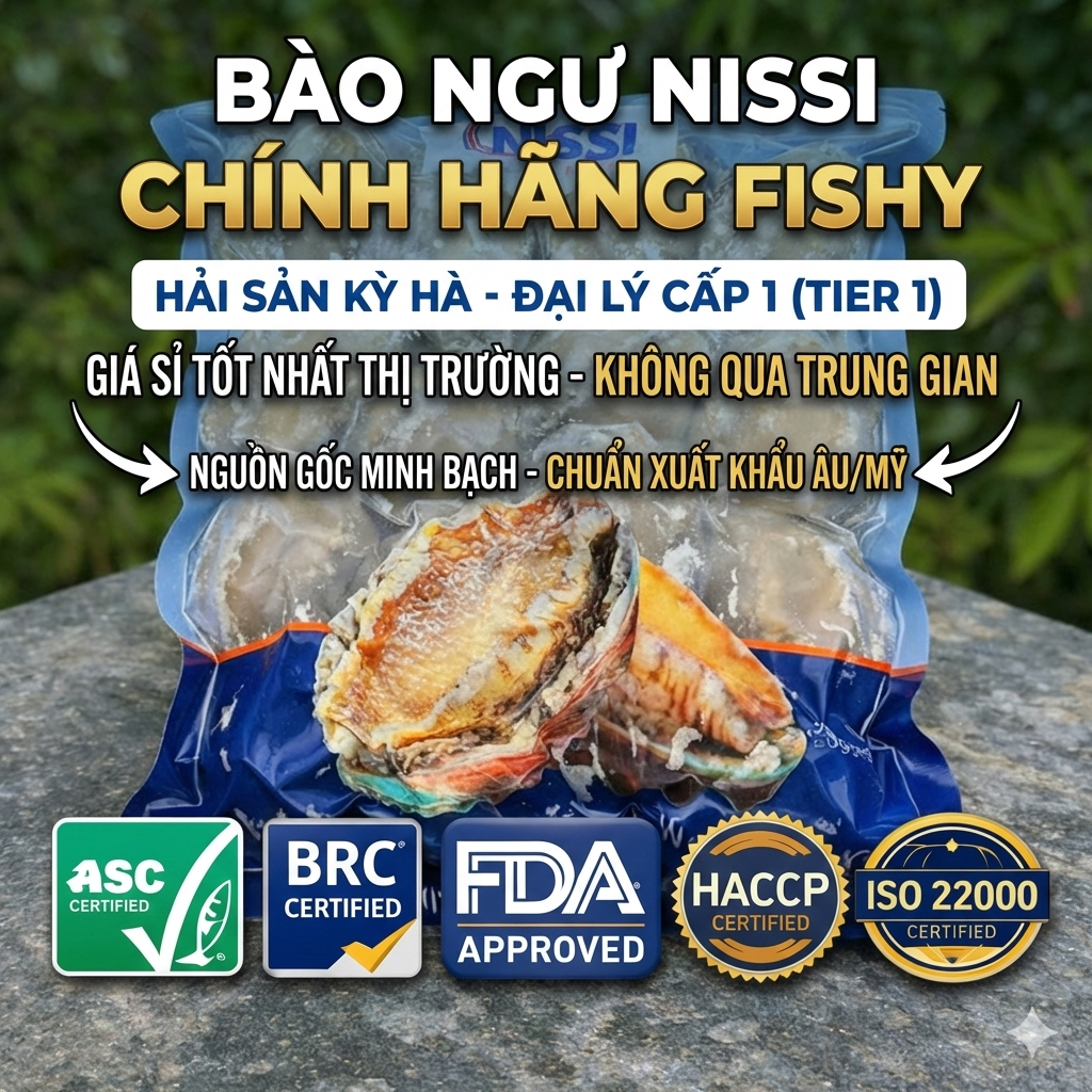 Sự Thật Về Nguồn Gốc Bào Ngư Nissi & Bảng Báo Giá Sỉ F1 Tốt Nhất Thị Trường - Hải Sản Kỳ Hà