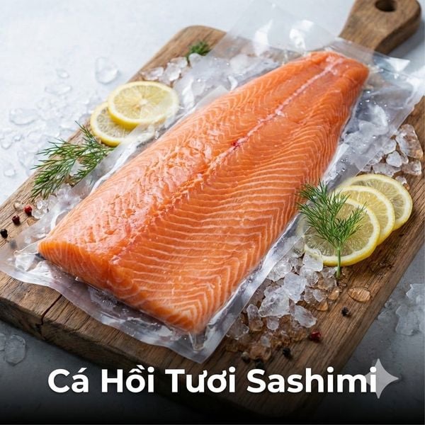 Cá Hồi Sashimi: Tươi ngon tan chảy, ưu đãi sốc chỉ hôm nay!