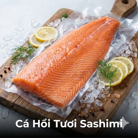 Cá Hồi Sashimi: Tươi ngon tan chảy, ưu đãi sốc chỉ hôm nay!