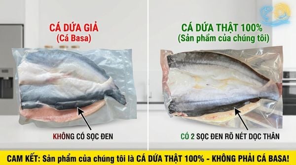 Cách phân biệt cá dứa xịn 1 nắng và cá basa giả cá dứa cực chuẩn.