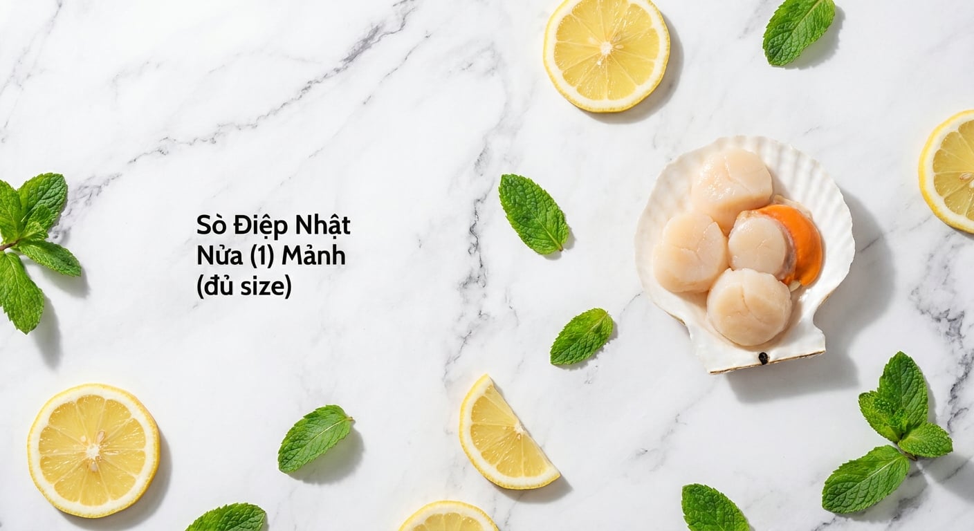 Mua sò điệp nhật nửa mảnh ở đâu TPHCM