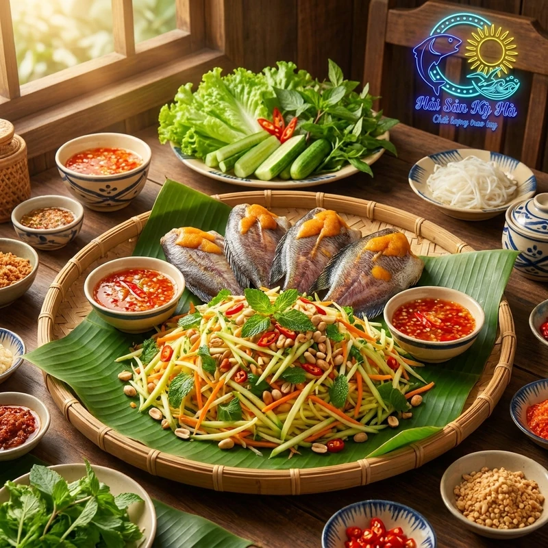 Bí quyết làm Gỏi Xoài Cá Sặc Trứng 1 Nắng chua cay giòn sần sật, kích thích vị giác