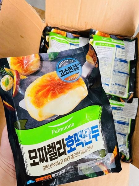 Bánh bao Hàn Quốc Ho-tteok Phô Mai Mozzarella