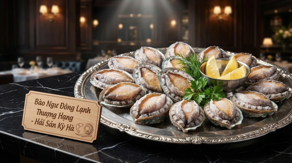 Bảng giá sỉ Bào ngư đông lạnh cho quán ăn, nhà hàng tiệc cưới mới nhất. hình 1