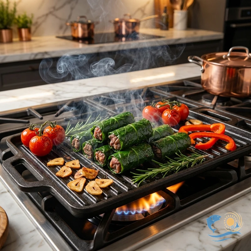 Hướng dẫn làm Bò Cuộn Lá Lốt áp chảo tại nhà nhanh gọn vẫn đậm đà