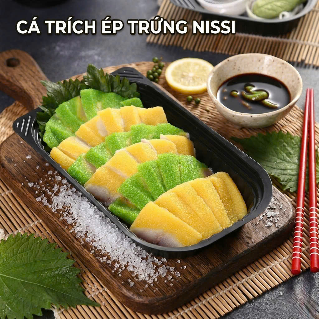 Cách rã đông và thưởng thức Cá Trích Ép Trứng Nissi chuẩn vị nhà hàng Nhật. hình 2