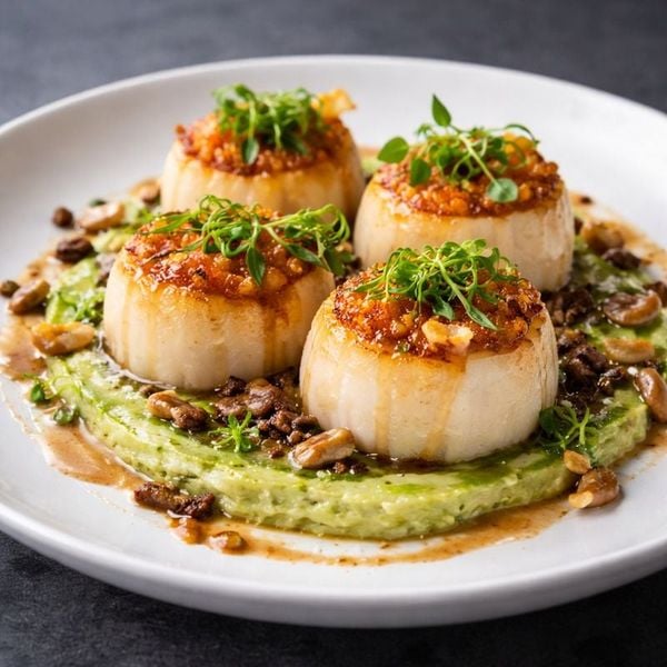 Chế biến cồi sò điệp Iceland áp chảo