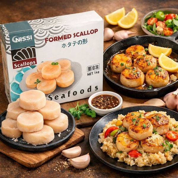 Cồi sò điệp áp chảo Nissi - Kho sỉ hải sản kỳ hà