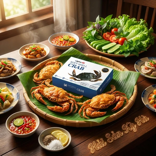 Chế biến Cua Lột Alpha