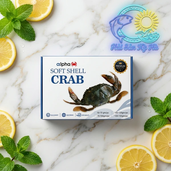 Giá sỉ cua lột Alpha đông lạnh cho nhà hàng