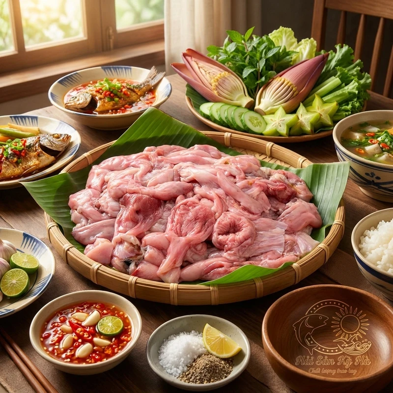 Chế biến Bao tử cá chẽm