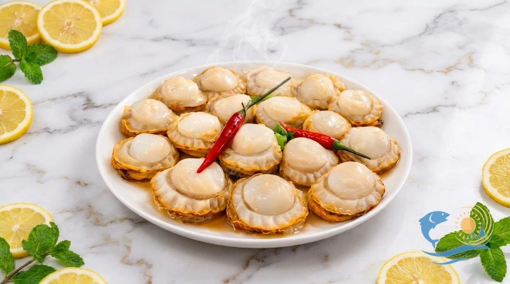 Chế biến Cồi Sò Điệp Hấp (Ngon)