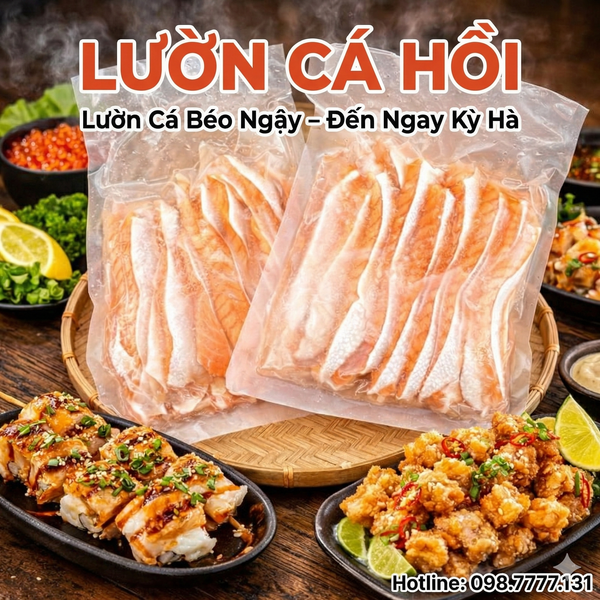 Lườn Cá Hồi - Kho sỉ hải sản kỳ hà