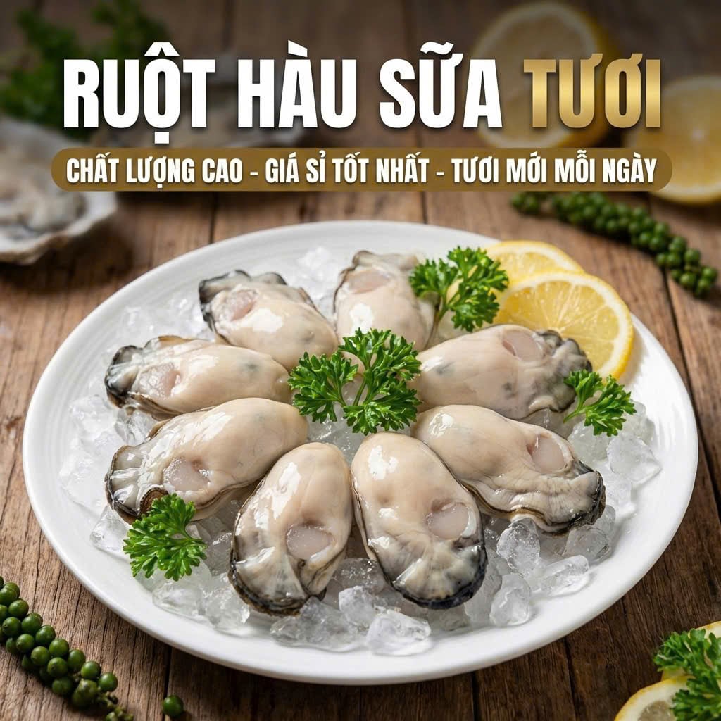 Ruột hàu sữa tươi đông lạnh chất lượng cao