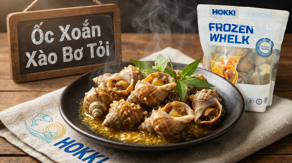 Ốc xoắn xào bơ tỏi ngon