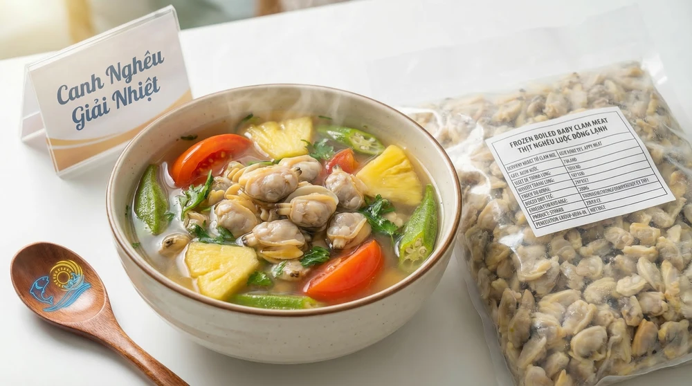 Thịt nghêu làm sạch nấu canh gì mát? Gợi ý 3 món canh nghêu giải nhiệt mùa hè. hình 2