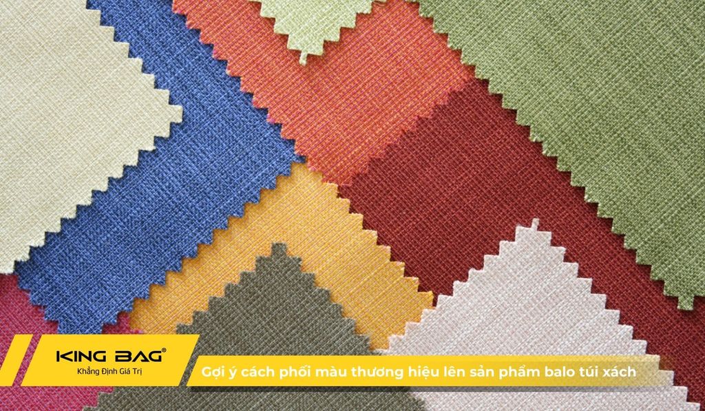Gợi ý cách phối màu thương hiệu lên sản phẩm balo túi xách