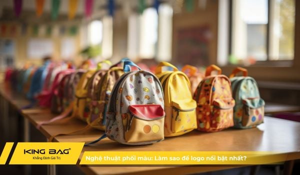 Nghệ thuật phối màu trong sản xuất balo: Làm sao để logo nổi bật nhất?