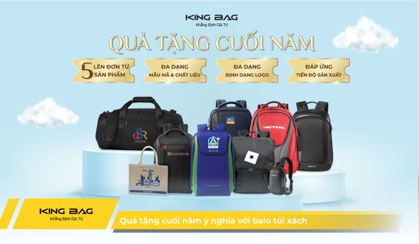 Quà tặng cuối năm ý nghĩa với balo túi xách