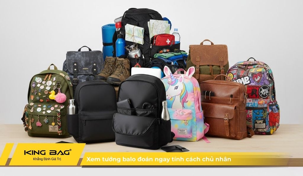 Xem tướng balo đoán ngay tính cách chủ nhân