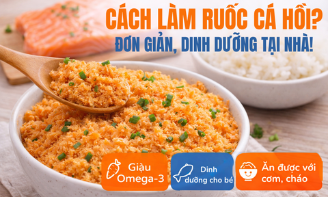 Cách làm ruốc cá hồi