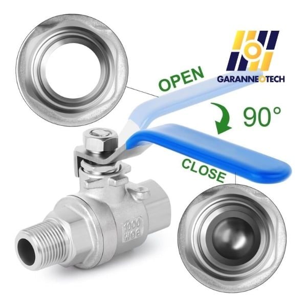 Van bi Inox 304 ren trong và ngoài