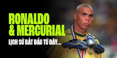 CÁCH RONALDO DE LIMA VÀ NIKE MERCURIAL THAY ĐỔI LỊCH SỬ GIÀY ĐÁ BÓNG MÃI MÃI