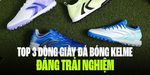 GIÀY ĐÁ BÓNG KELME SÂN CỎ NHÂN TẠO: TOP 3 DÒNG GIÀY ĐÁNG MUA CỦA HÃNG
