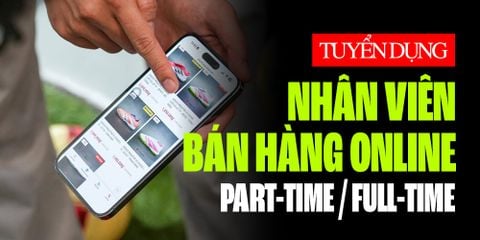 TUYỂN DỤNG NHÂN VIÊN BÁN HÀNG ONLINE