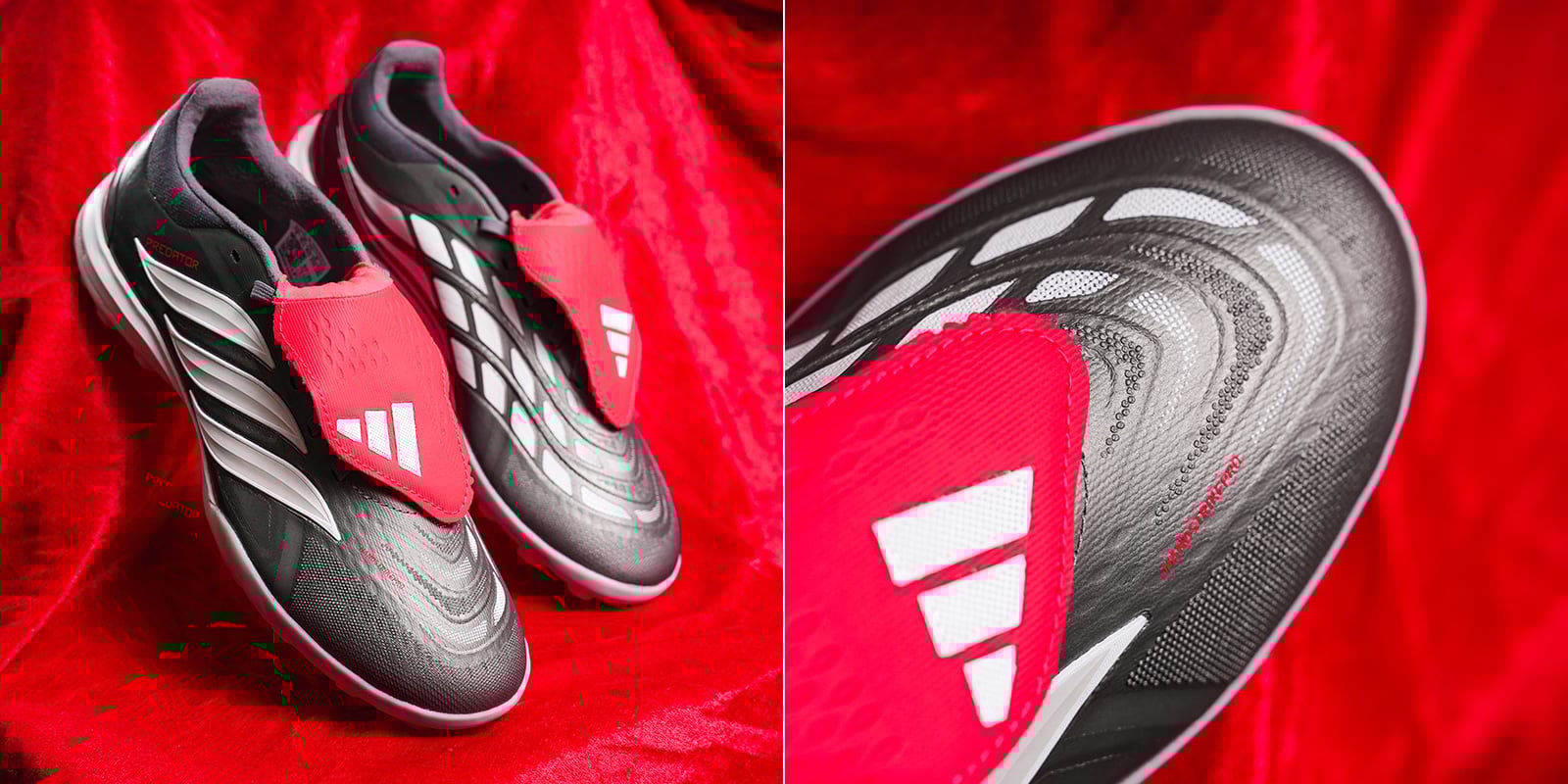 ADIDAS PREDATOR PRO LƯỠI GÀ LẬT TF - JR7864 - XÁM BẠC/ĐỎ