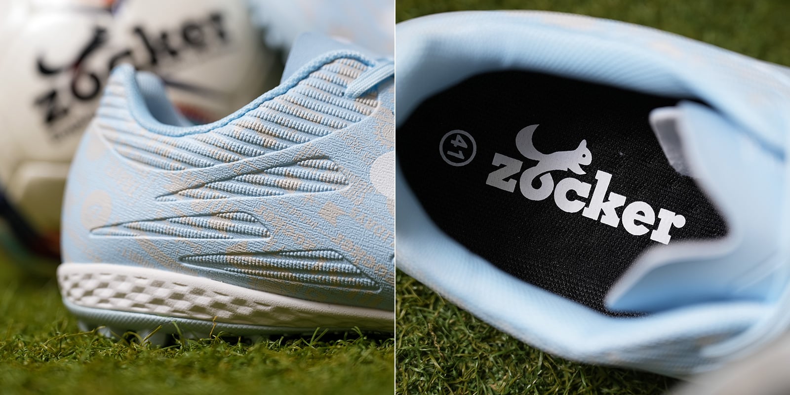 ZOCKER WINNER ENERGY TF - XANH NHẠT/TRẮNG