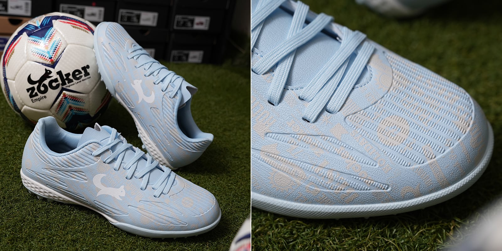 ZOCKER WINNER ENERGY TF - XANH NHẠT/TRẮNG