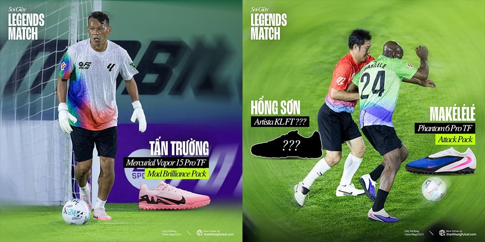 SOI GIÀY LEGENDS MATCH - HUYỀN THOẠI LALIGA MANG GIÀY GÌ?