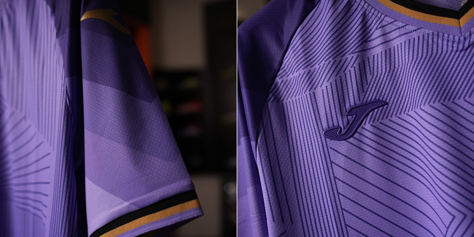 BỘ QUẦN ÁO BÓNG ĐÁ JOMA - 3145FPB105-090 - TÍM/ĐEN