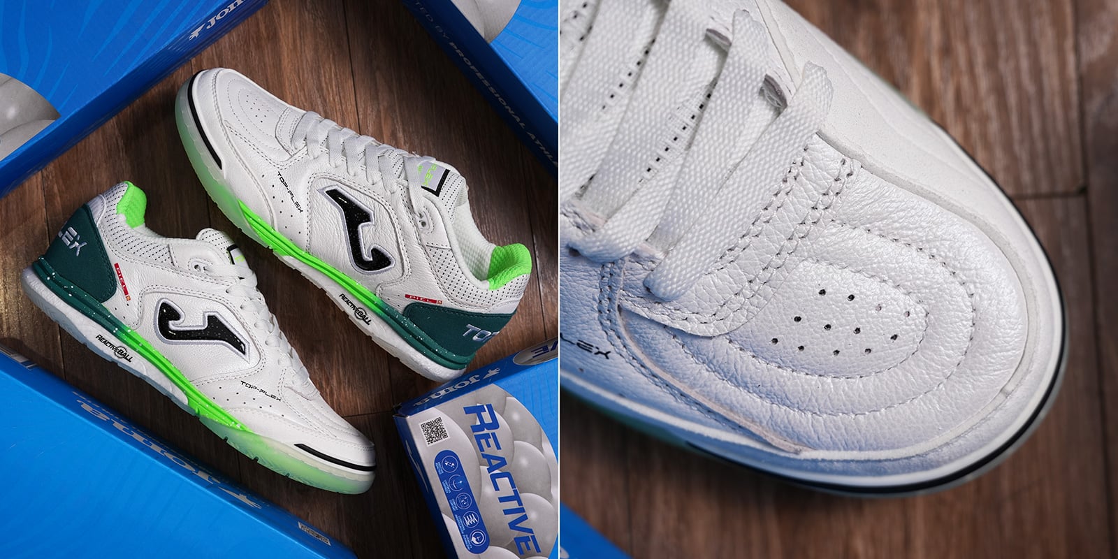 JOMA TOP FLEX REBOUND IN 2632 - TORS2632IN - TRẮNG/XANH LÁ