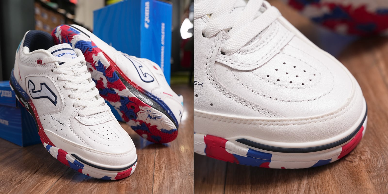 JOMA TOP FLEX REBOUND IN 2602 - TORS2602IN - TRẮNG/XANH/ĐỎ