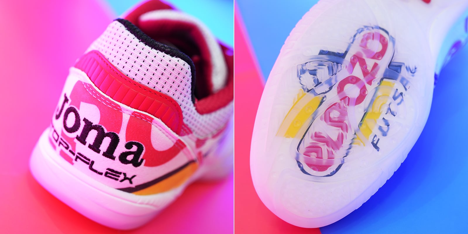 GIÀY FUTSAL JOMA TOP FLEX IN 2662 ELPOZO - TOPS2662IN - ĐỎ/TRẮNG