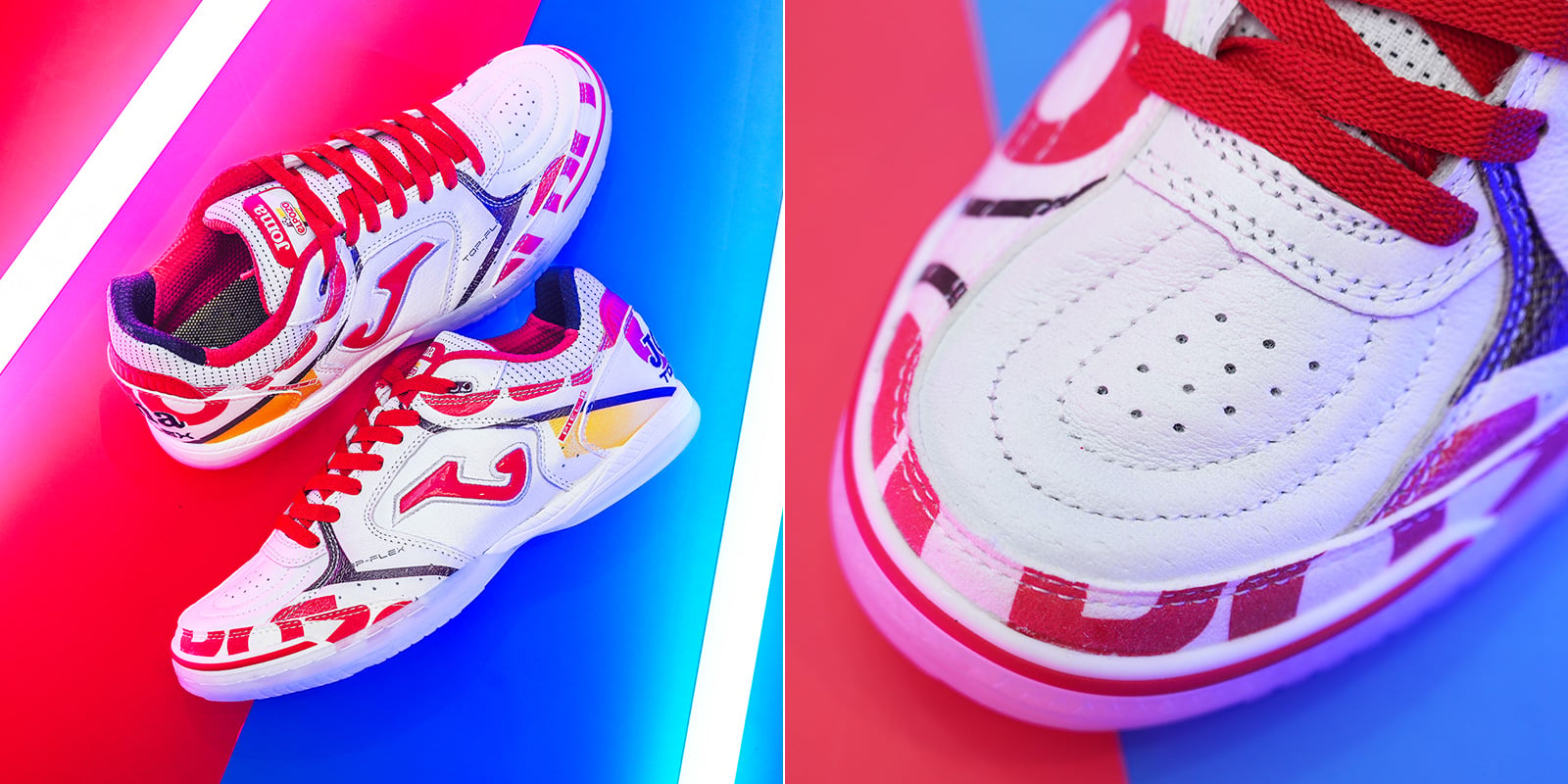GIÀY FUTSAL JOMA TOP FLEX IN 2662 ELPOZO - TOPS2662IN - ĐỎ/TRẮNG