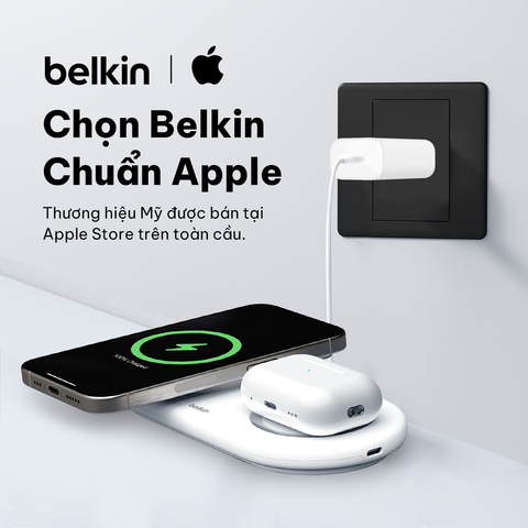 Belkin giới thiệu loạt phụ kiện đạt chuẩn Apple tương thích iPhone 17 Series