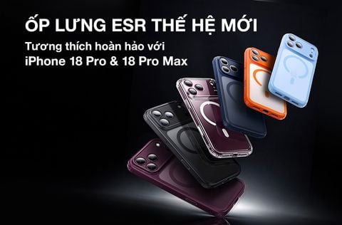 ESR UPGRADES ITS NEW GENERATION OF CLEAR CASES FOR IPHONE 18 SERIES