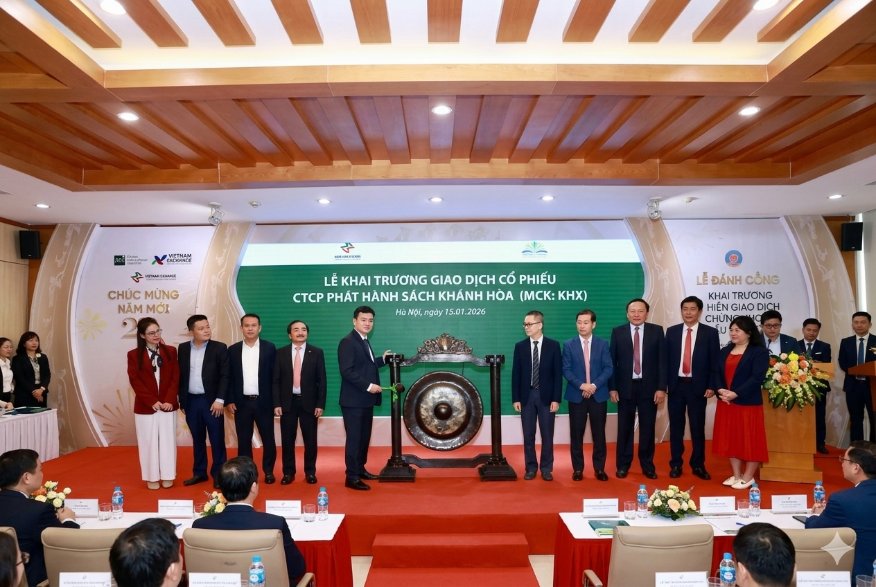 CTCP PHÁT HÀNH SÁCH KHÁNH HÒA (KHX) CHÍNH THỨC GIAO DỊCH TRÊN UPCOM