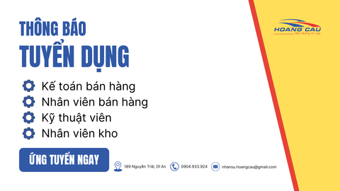 HỆ THỐNG XE MÁY – XE ĐIỆN HOÀNG CẦU TUYỂN DỤNG NHÂN SỰ