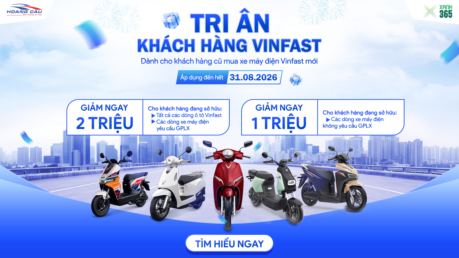 Tri Ân Khách Hàng VinFast: Ưu Đãi Lên Đến 2.000.000Đ Khi Mua Xe Máy Điện Mới