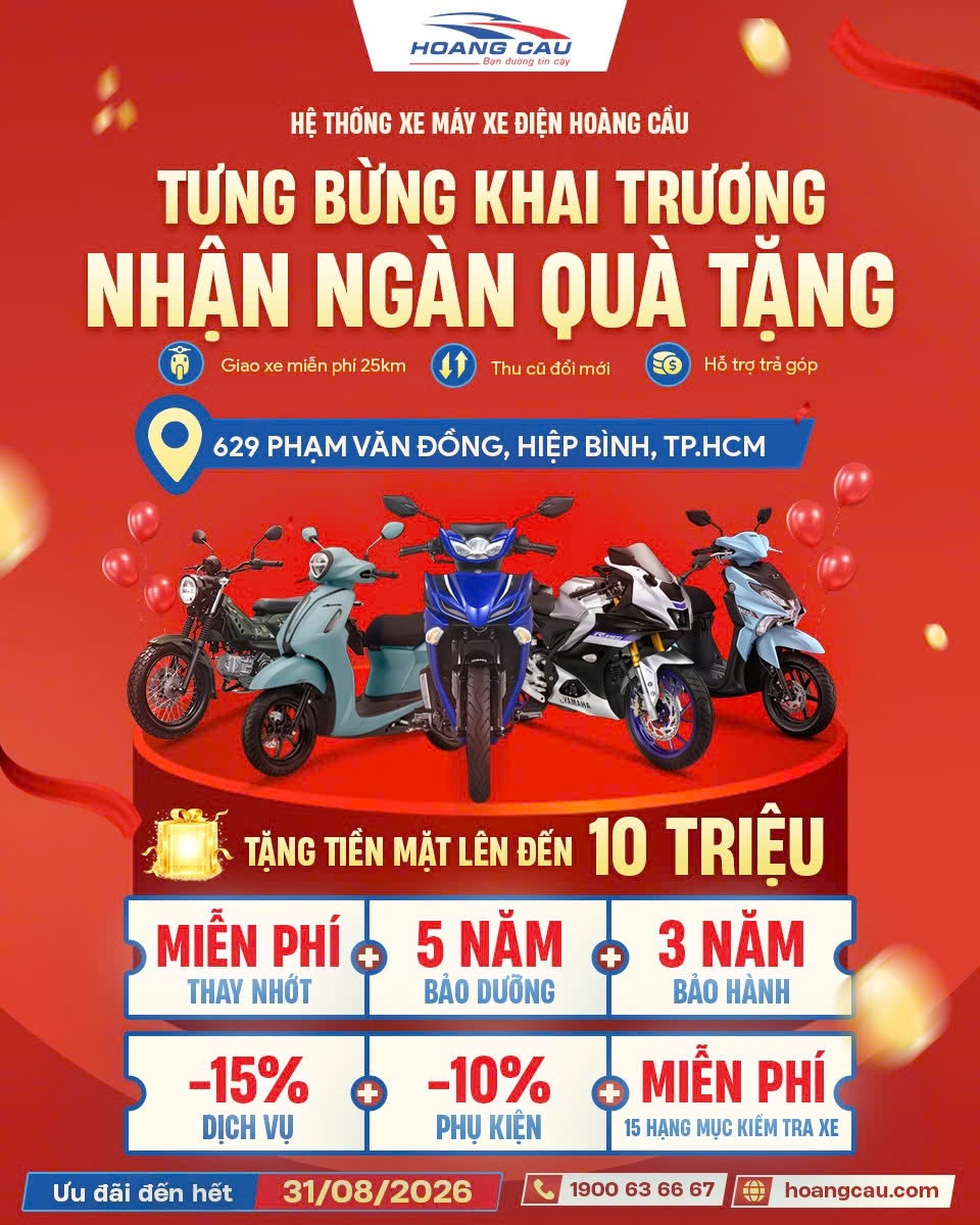 ƯU ĐÃI ĐẾN 10 TRIỆU ĐỒNG TẠI HOÀNG CẦU BÌNH TRIỆU