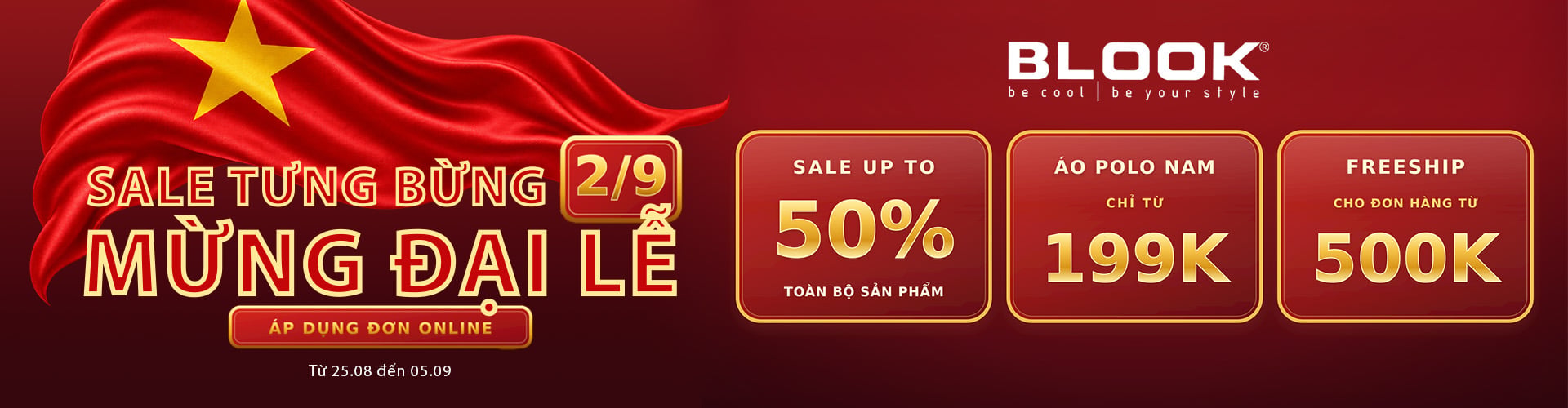 SALE TƯNG BỪNG MỪNG ĐẠI LỄ 2/9