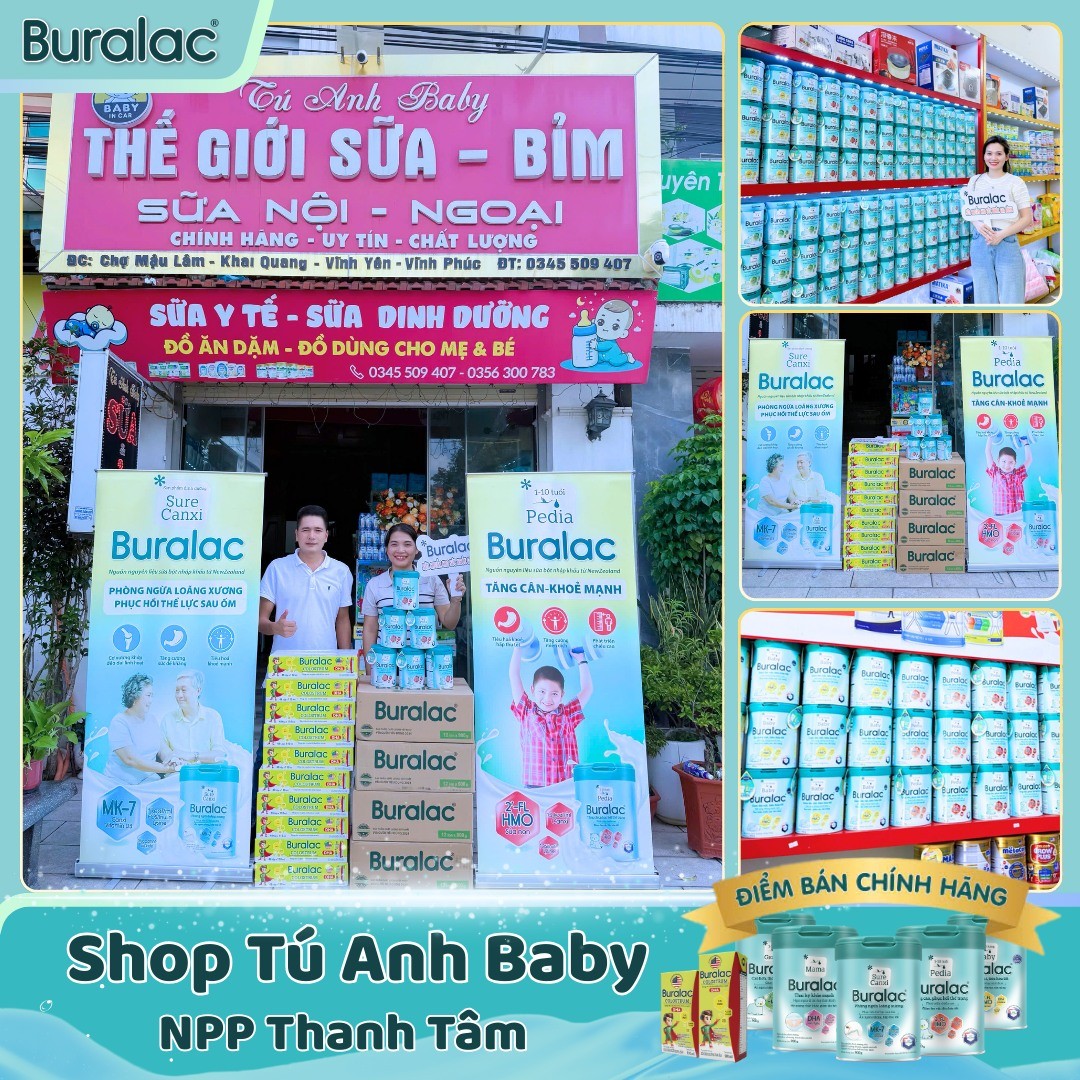 Shop Tú Anh Baby – Điểm bán sữa Buralac chính hãng tại Vĩnh Phúc