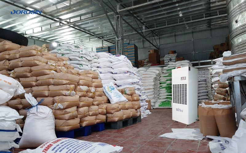 độ ẩm kho bảo quản đường 3