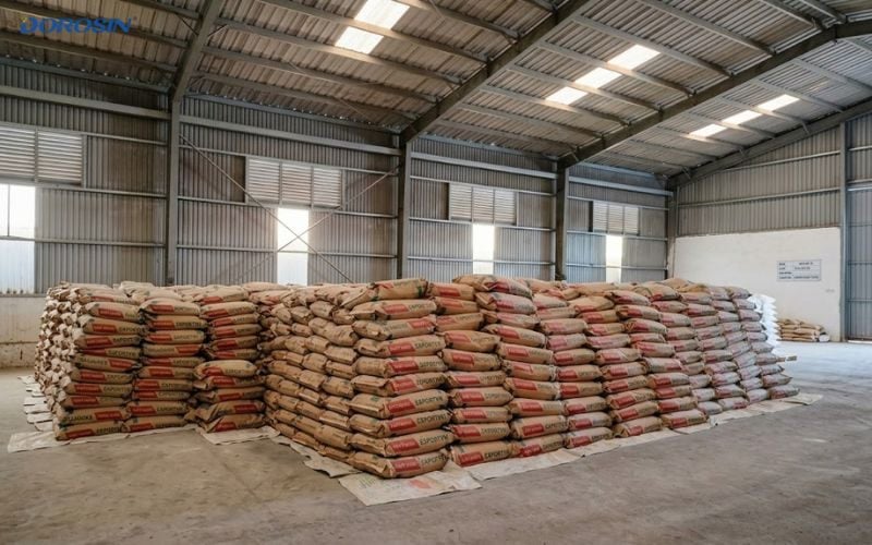 bảo quản bột thực phẩm trong kho 1